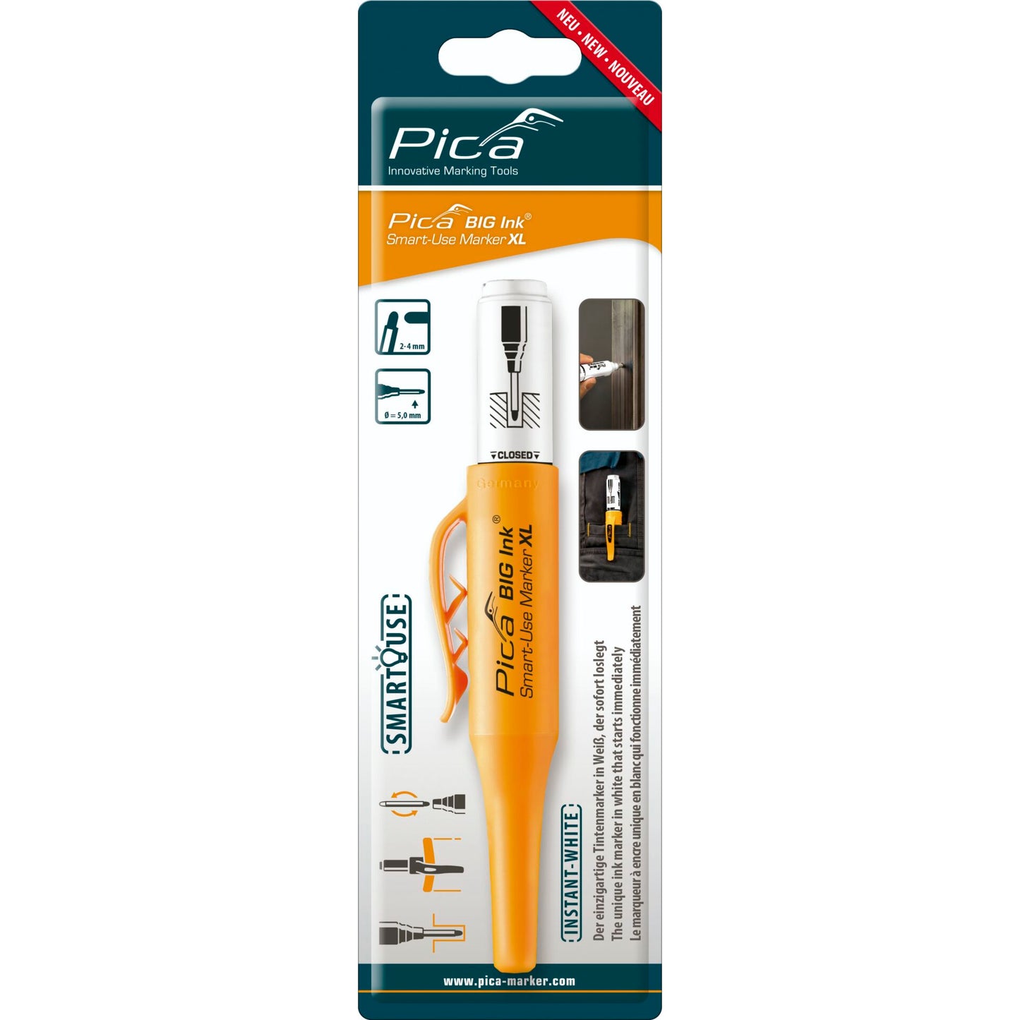Pica BIG INK Smart-Use-Marker white - SB
