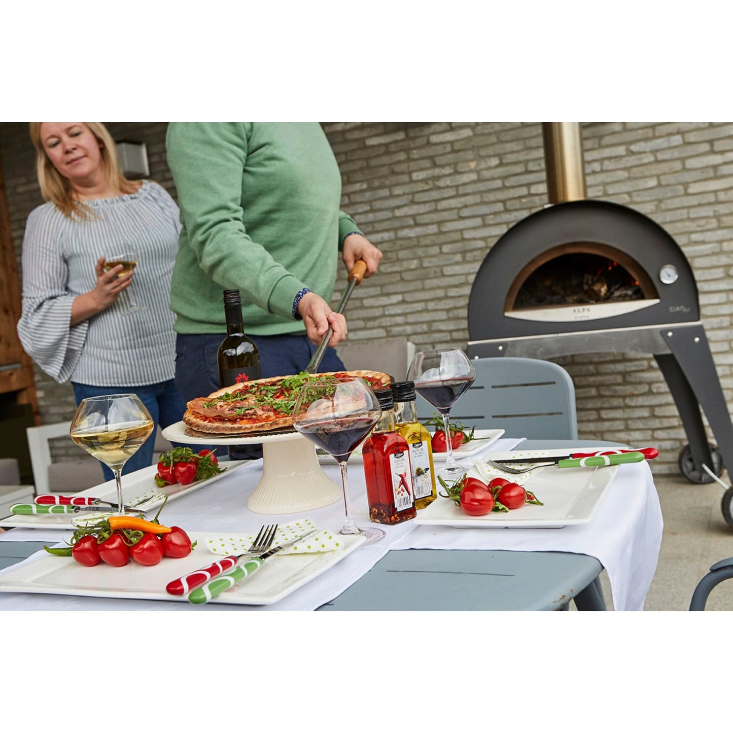Alfa Forni Ciao Top Pizza Oven Grey