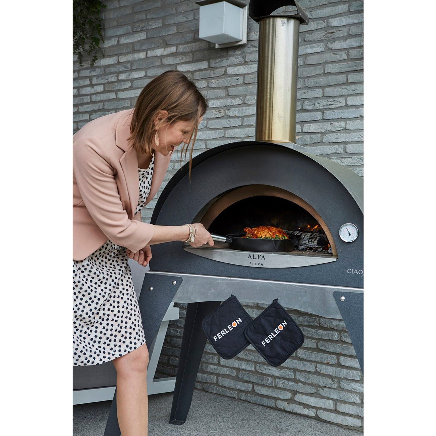 Alfa Forni Ciao Top Pizza Oven Grey