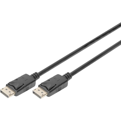 Digitus DisplayPort Connection DP St/St, 2m,  Ultra HD 4K, sw.