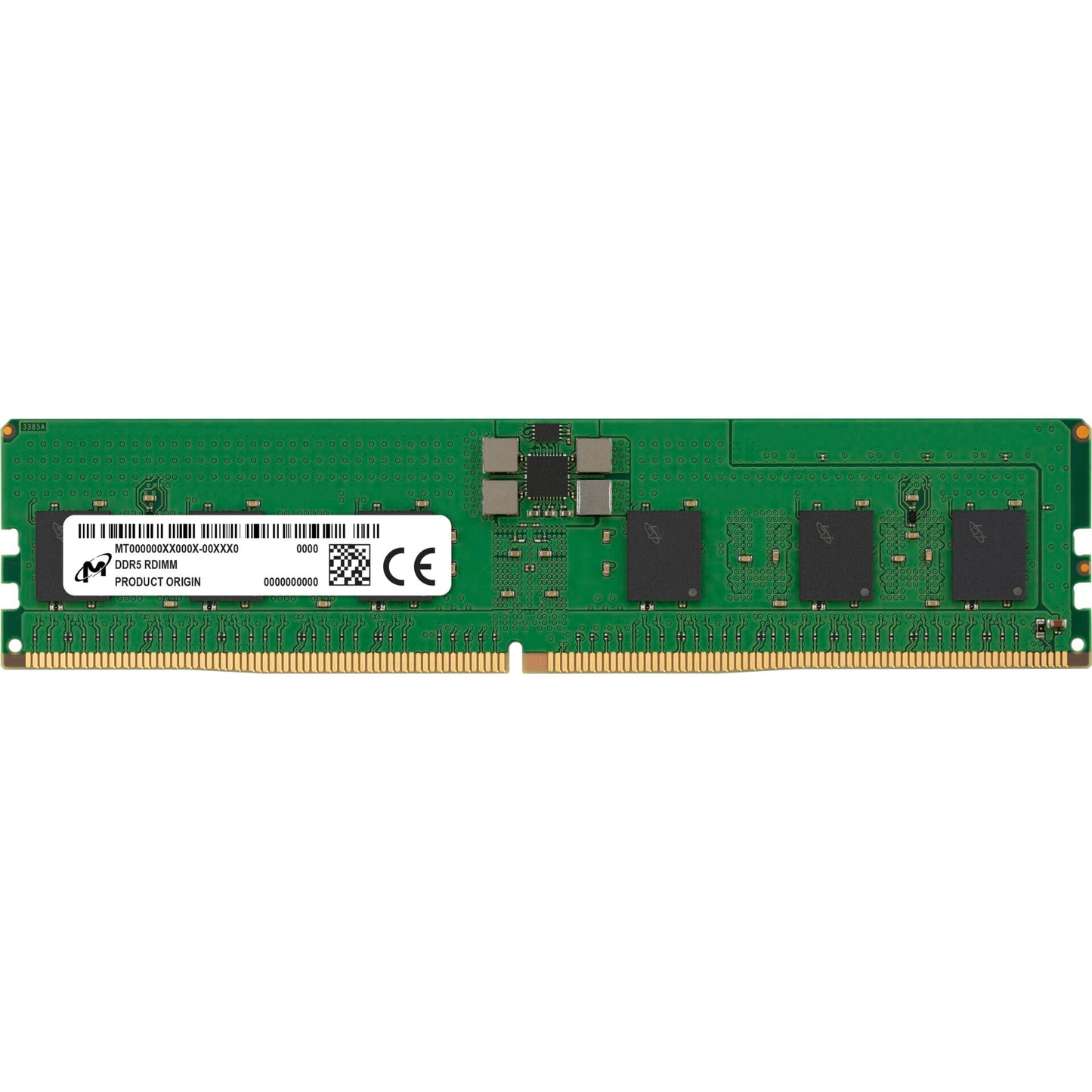 Micron DDR5 RDIMM 16GB 1Rx8 4800 CL40 PC5-38400 1.1V ECC
