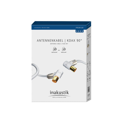 in-akustik Premium HDTV 90° Antenna Cable Coax 100dB 1,5 m