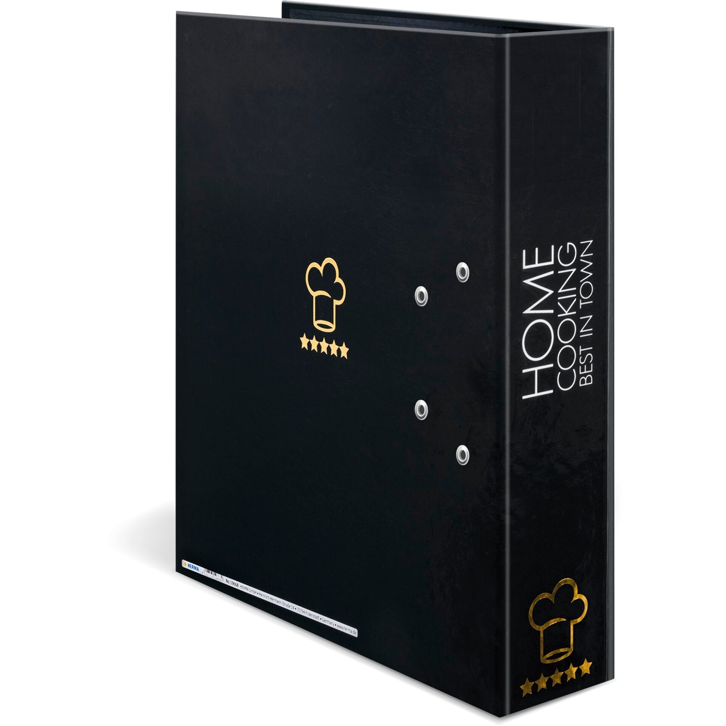 Herma Recipe Folder  black Home Cooking DIN A4        19668