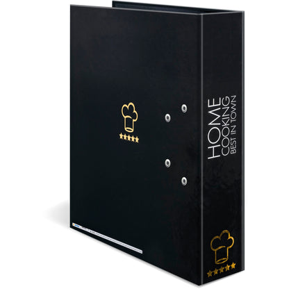 Herma Recipe Folder  black Home Cooking DIN A4        19668
