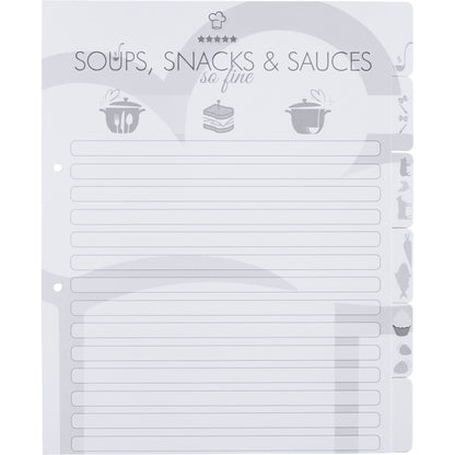 Herma Recipe Folder  black Home Cooking DIN A4        19668