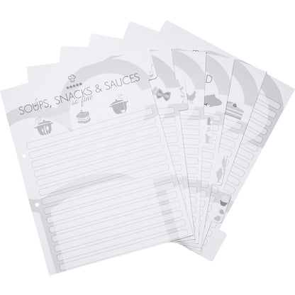 Herma Recipe Folder  black Home Cooking DIN A4        19668
