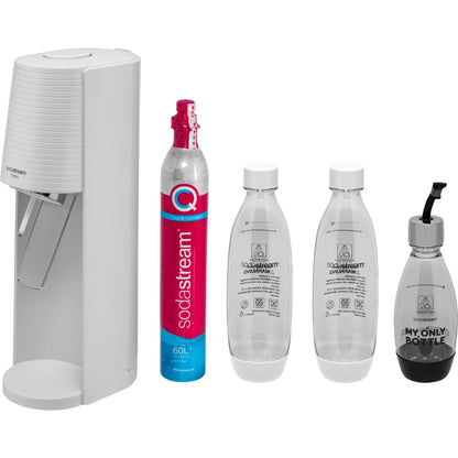 SodaStream Terra white Promo Pack with 3 Flasks