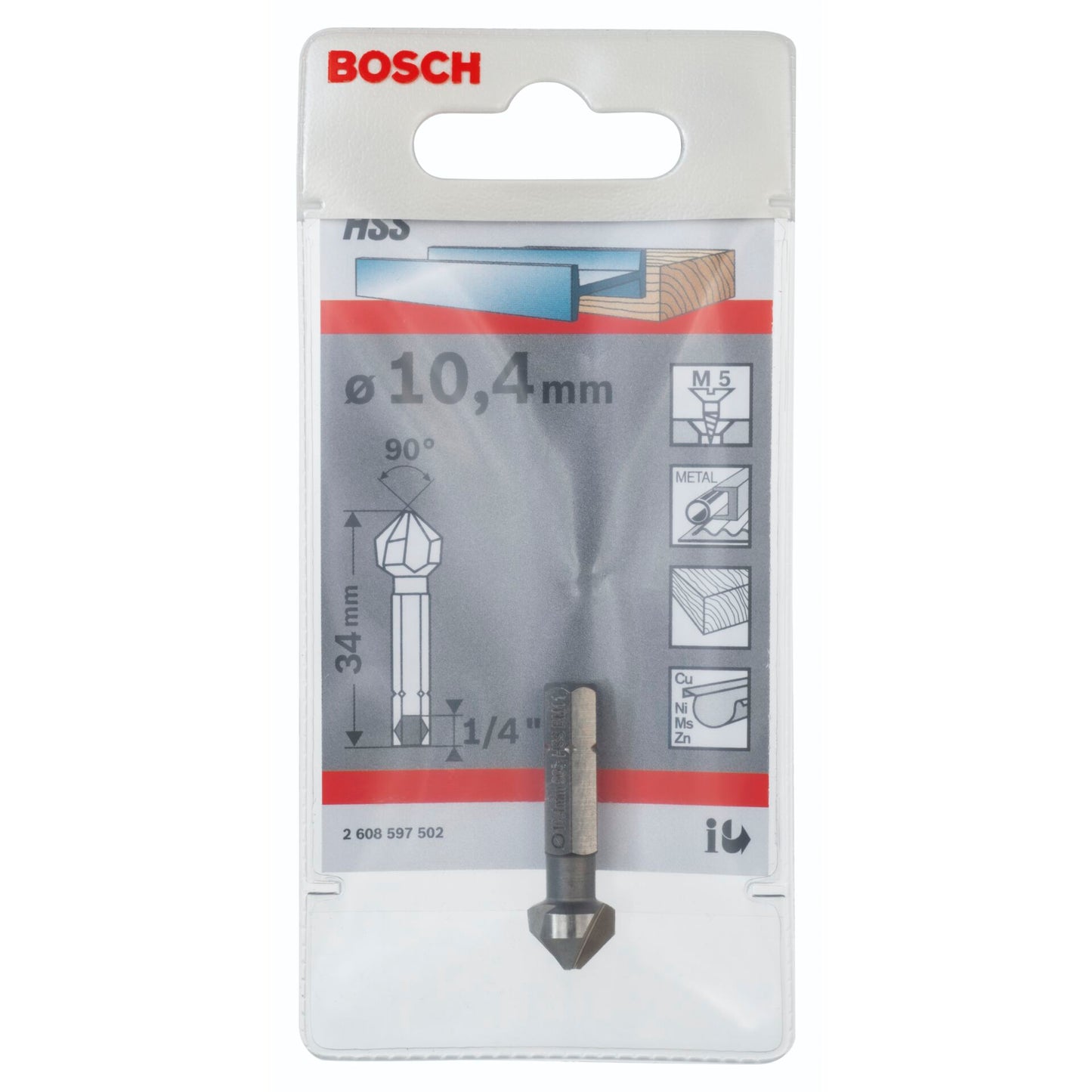 Bosch Countersink 10,4mm M5