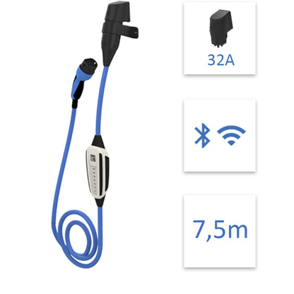 NRGkick KfW Max 7.5m WLAN prot. cover, Wall Socket 32A