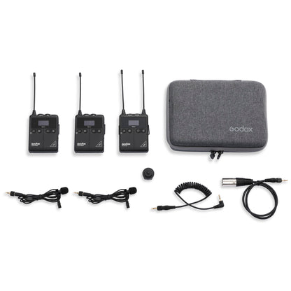Godox WmicS1 Kit 2 UHF Lavalier wireless System