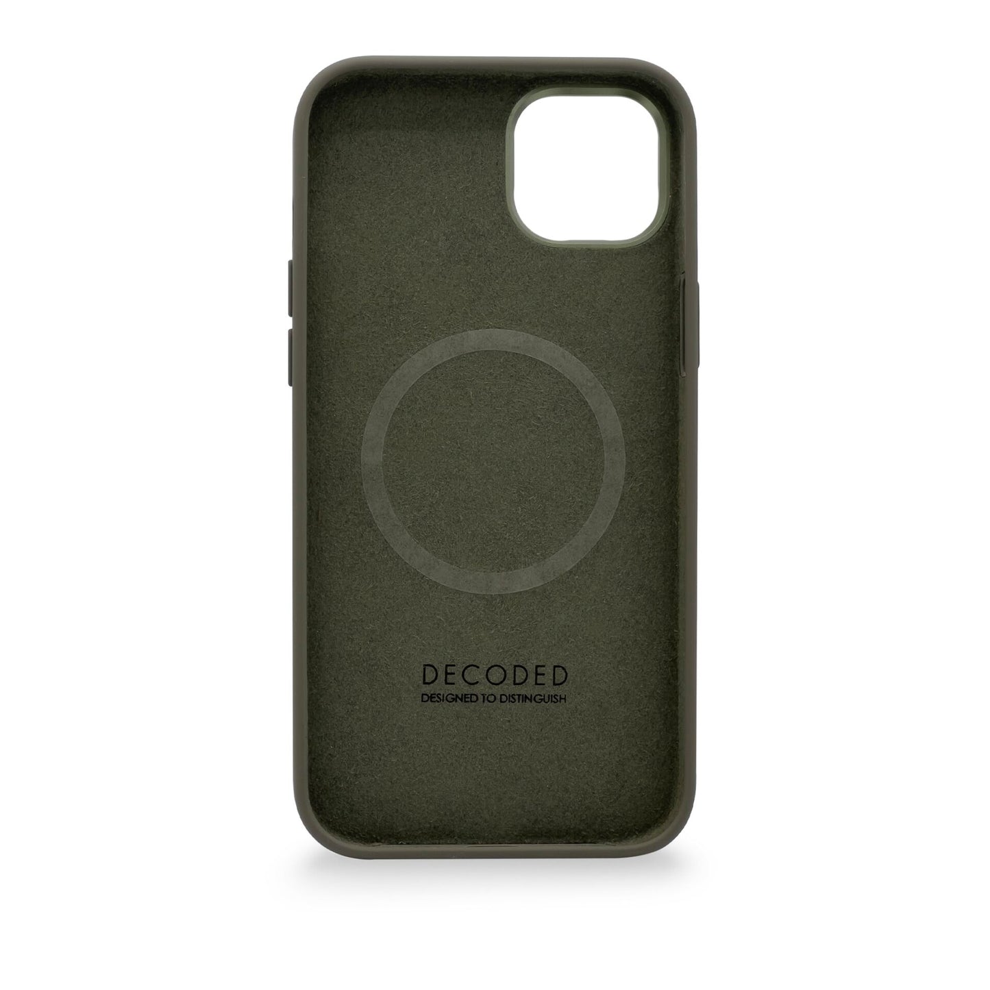 Decoded AntiMicrobial Silicone Backcover iPhone 14 Plus Olive