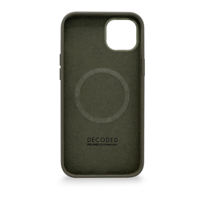 Decoded AntiMicrobial Silicone Backcover iPhone 14 Plus Olive