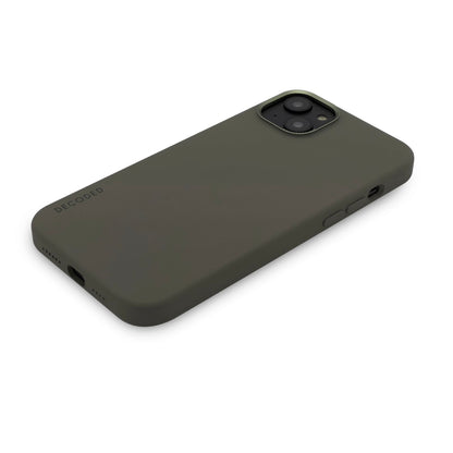Decoded AntiMicrobial Silicone Backcover iPhone 14 Plus Olive