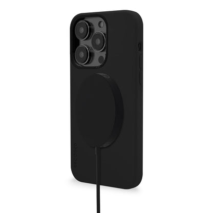Decoded AntiMicrobial Silicone Backcover iP 14 Pro Max Charcoal