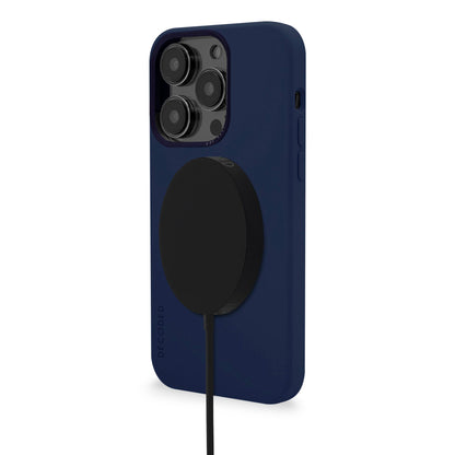 Decoded AntiMicrobial Silicone Backcover iP14 Pro Max NavyPeony