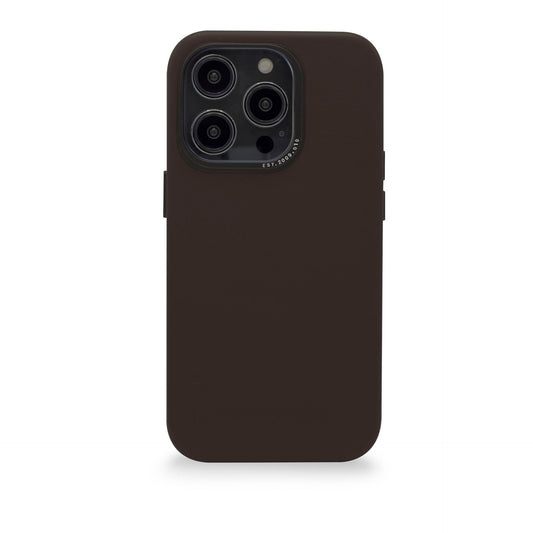 Decoded Leather Backcover iPhone 14 Pro Chocolate Brown