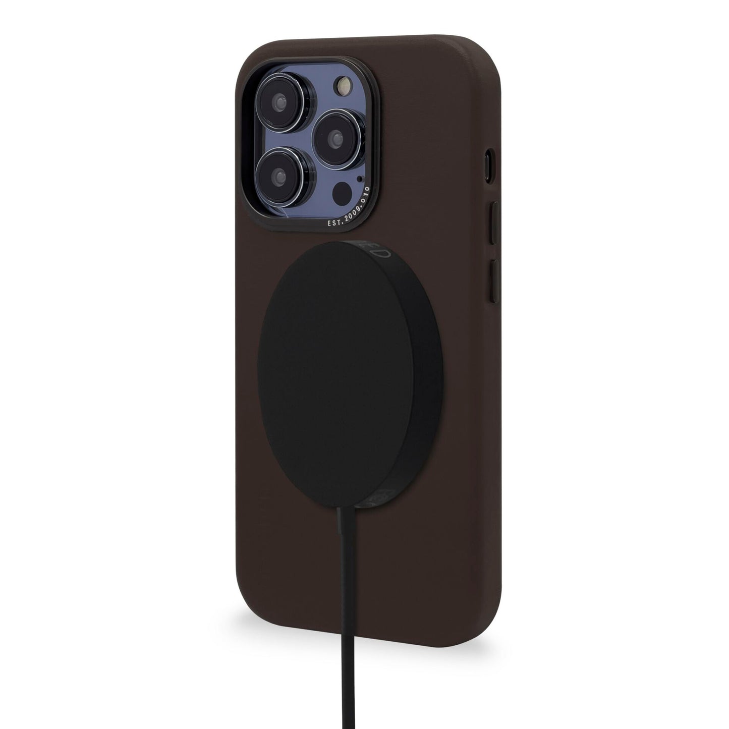 Decoded Leather Backcover iPhone 14 Pro Chocolate Brown