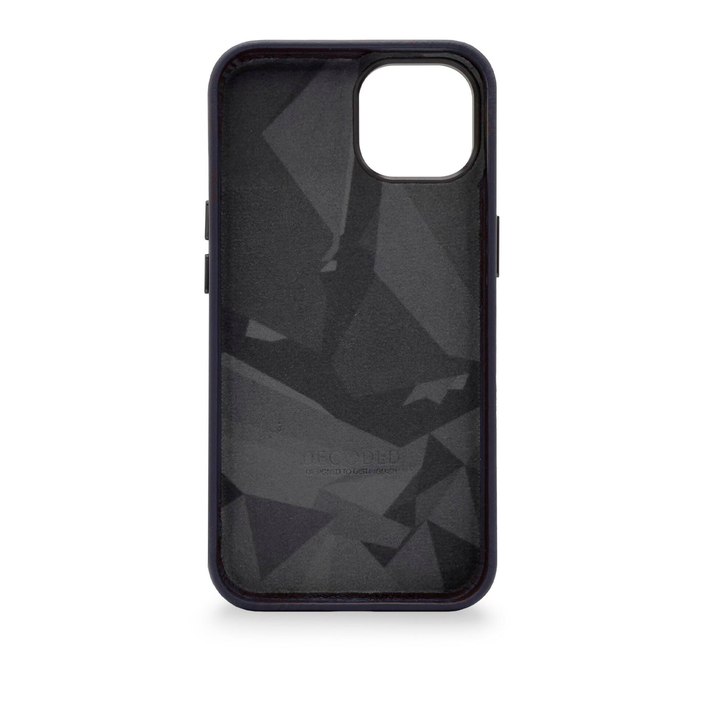 Decoded Leather Backcover iPhone 14 Steel Blue