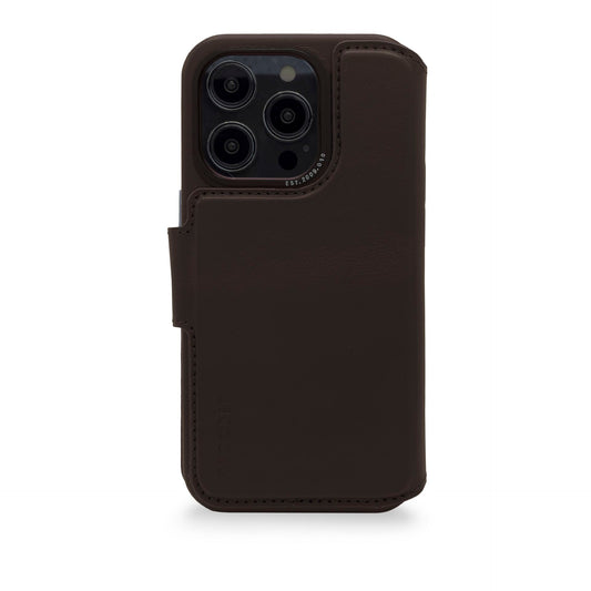 Decoded Leather Detachable Wallet iP 14 Pro Max Choc. Brown