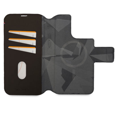 Decoded Leather MagSafe Modu Wallet iP12/13/14 Pro Max Brown