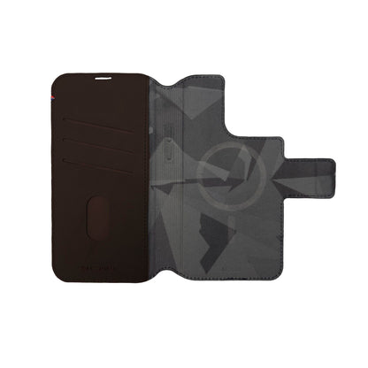 Decoded Leather MagSafe Modu Wallet iP 14 Pro Chocolate Brown