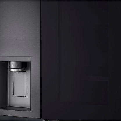 LG GSXB90MCDE Craft Ice InstaView Matt Black Steel