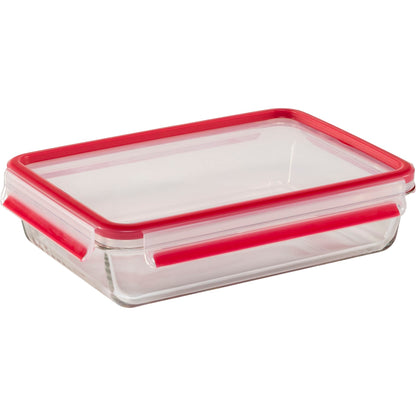 EMSA Clip&Close Glass Food Storage Box 3 pieces