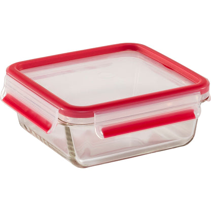 EMSA Clip&Close Glass Food Storage Box 3 pieces