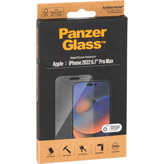 PanzerGlass Screen Protector Classic Fit iPhone 14 Pro Max