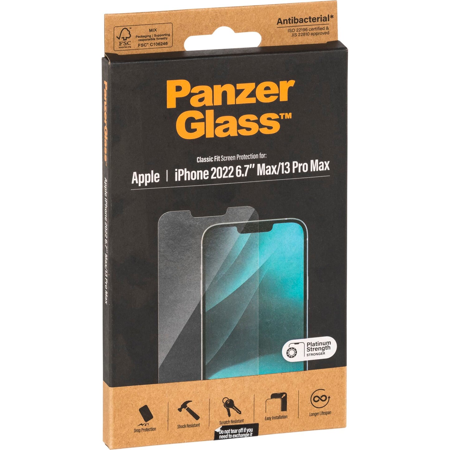 PanzerGlass Screen Protector Classic Fit iPhone 14 Plus