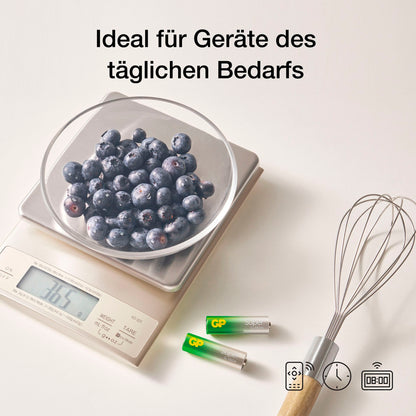 1x80 GP Super Alkaline AA Mignon Batteries Blister 03015AS80