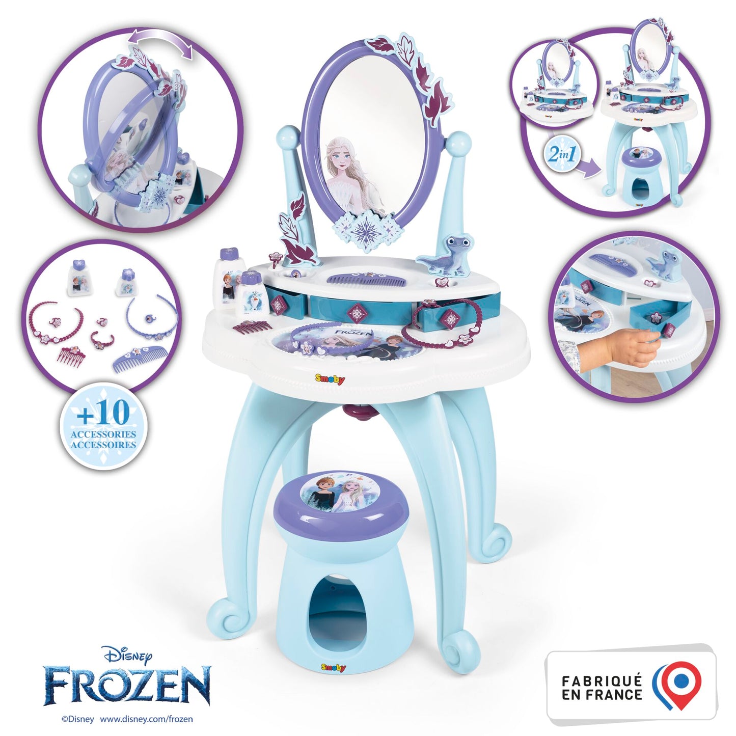 Smoby Frozen 2 in 1 Dressing Table