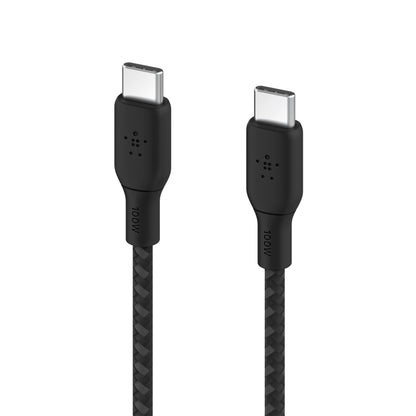 Belkin braided USB-C/USB-C Cable 100W 2m black CAB014bt2MBK
