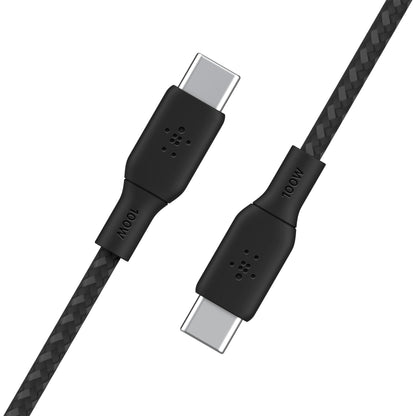 Belkin braided USB-C/USB-C Cable 100W 2m black CAB014bt2MBK