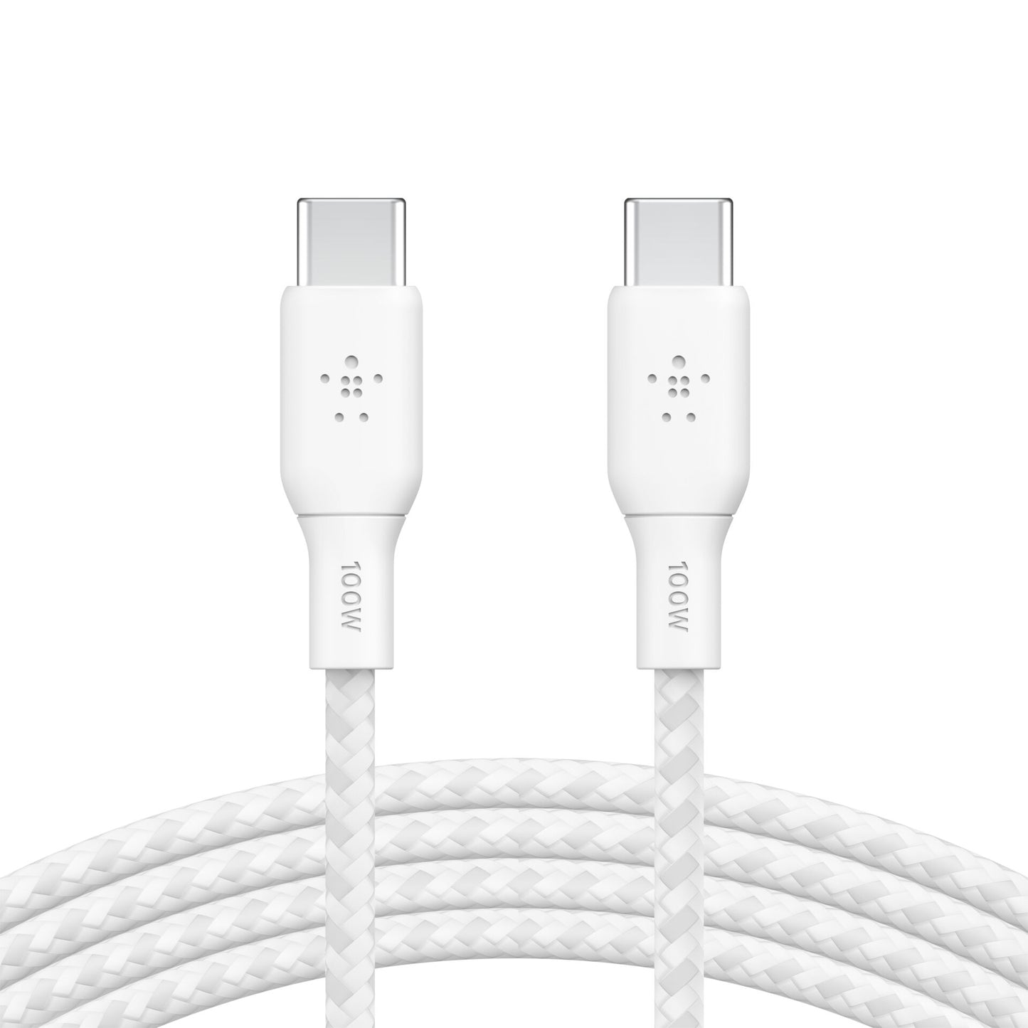 Belkin braided USB-C/USB-C Cable 100W 2m white CAB014bt2MWH