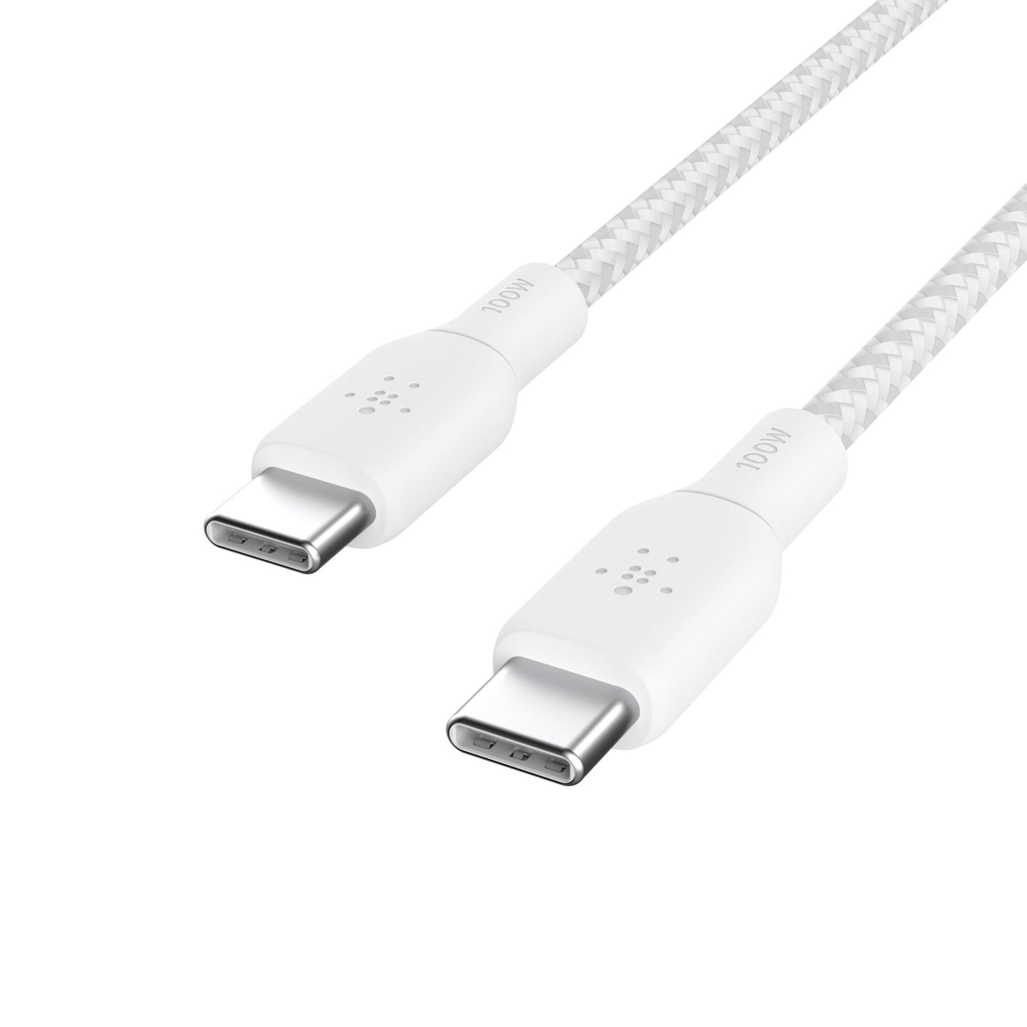Belkin braided USB-C/USB-C Cable 100W 2m white CAB014bt2MWH