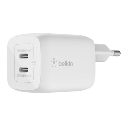 Belkin BOOST Charge 65W Dual PD USB-C + 2m Cable WCH013vf2MWH-B6