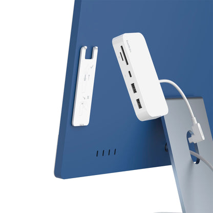 Belkin CONNECT USB-C 6-in-1 Multiport-Hub+ Holder INC011btWH