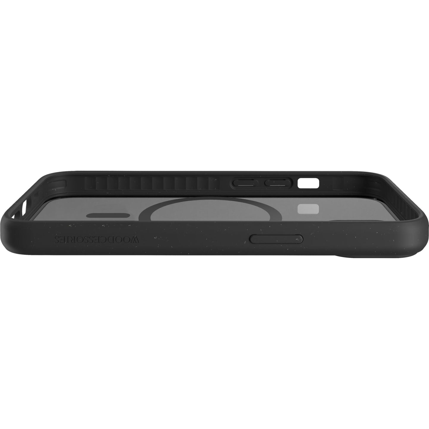 Woodcessories Clear Case MagSafe Matte Black iPhone 14