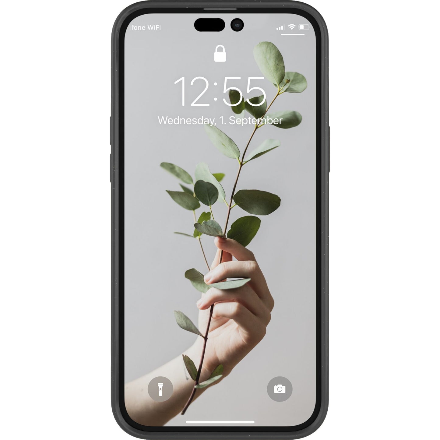 Woodcessories Clear Case MagSafe Matte Black iPhone 14 Pro