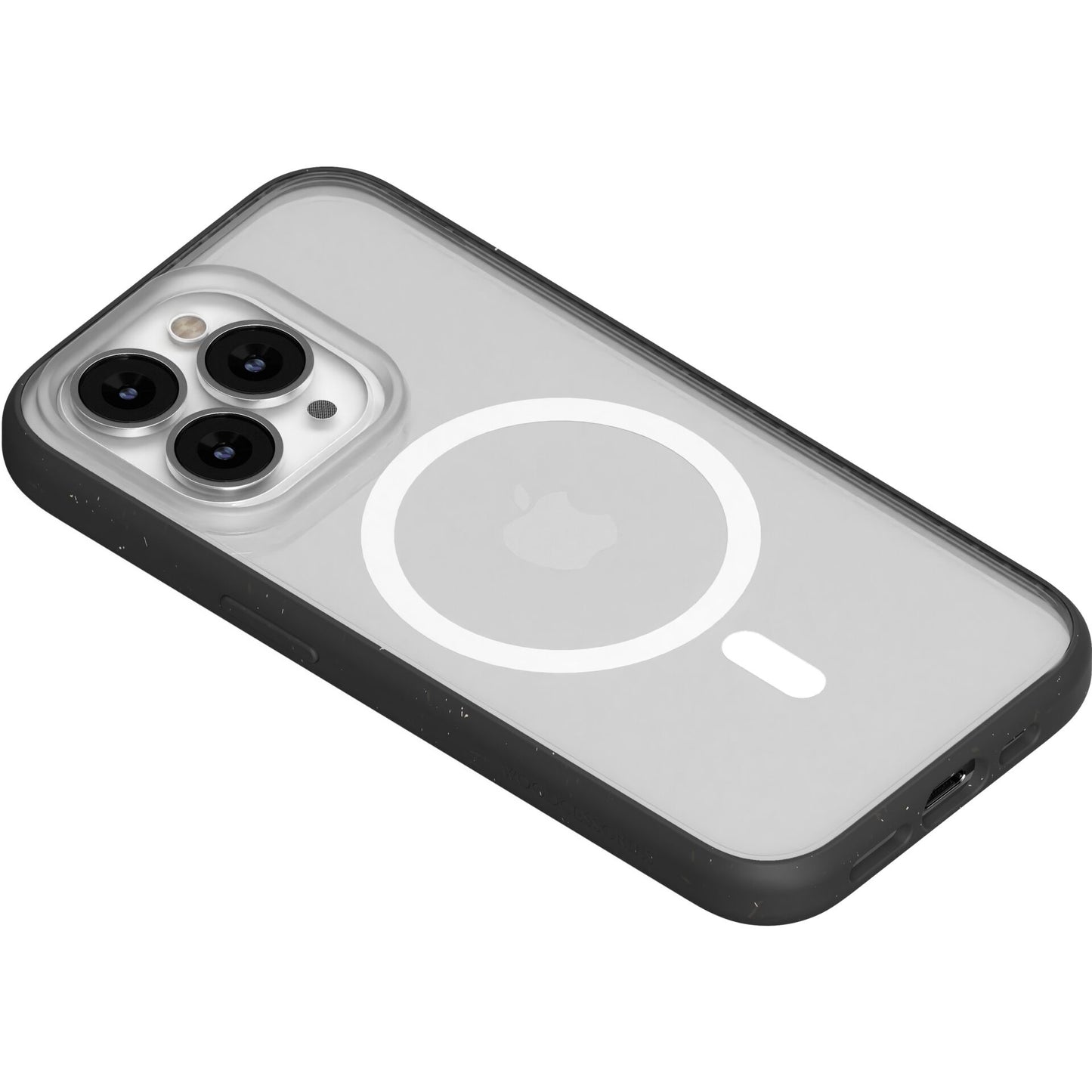 Woodcessories Clear Case MagSafe Black iPhone 14 Pro