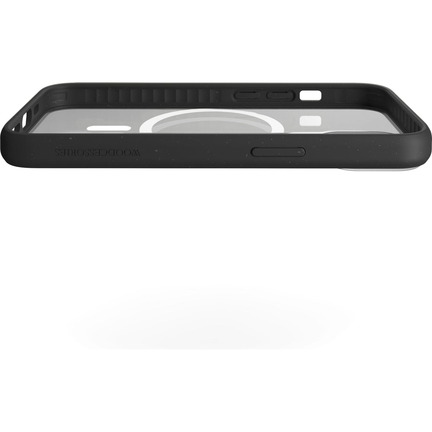 Woodcessories Clear Case MagSafe Black iPhone 14 Pro