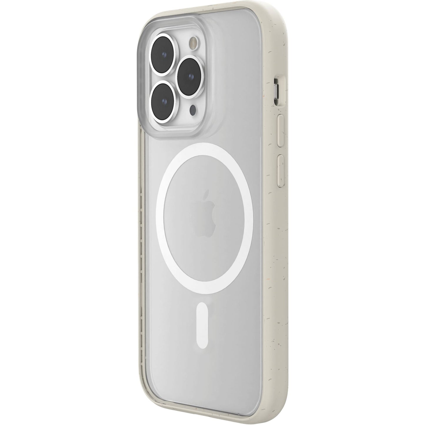 Woodcessories Clear Case MagSafe Offwhite iPhone 14 Pro