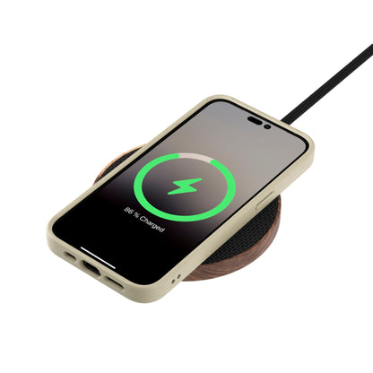 Woodcessories Clear Case MagSafe Offwhite iPhone 14 Pro