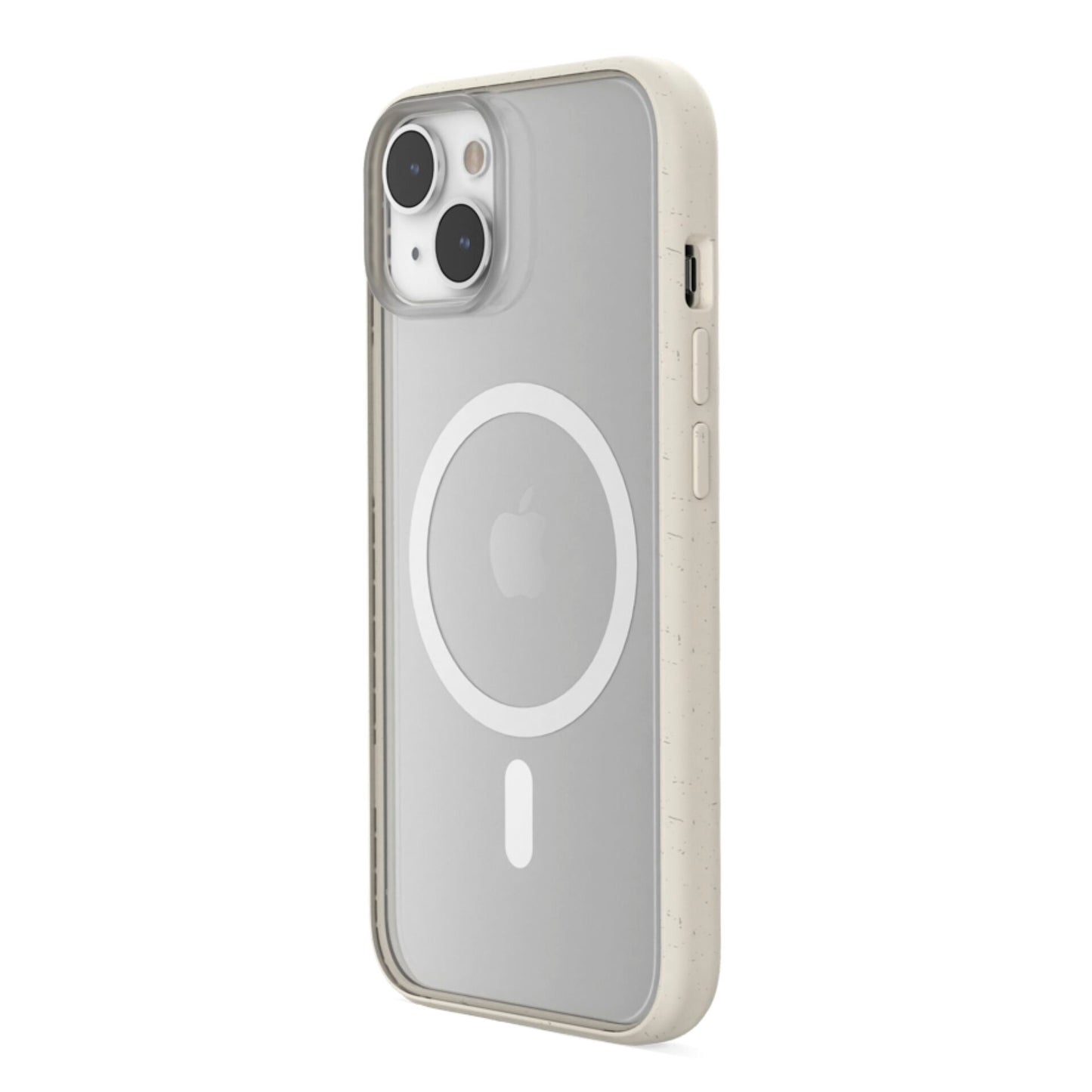 Woodcessories Clear Case MagSafe Offwhite iPhone 14 Plus