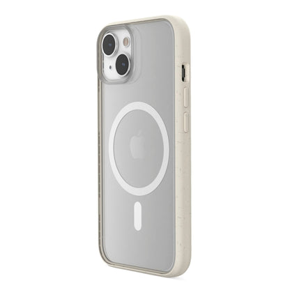 Woodcessories Clear Case MagSafe Offwhite iPhone 14 Plus