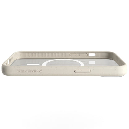 Woodcessories Clear Case MagSafe Offwhite iPhone 14 Plus