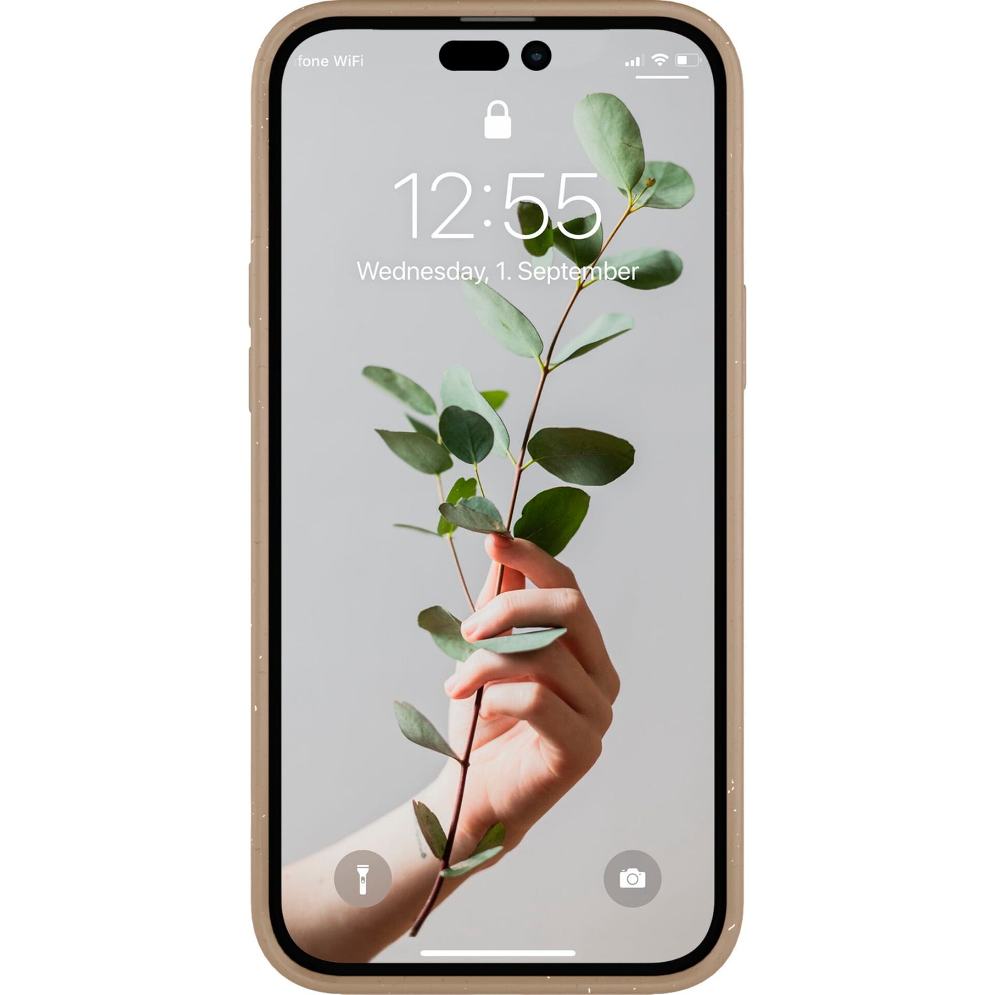 Woodcessories Bio Case MagSafe Taupe iPhone 14 Pro