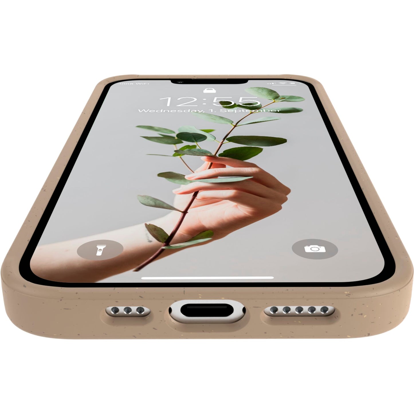 Woodcessories Bio Case MagSafe Taupe iPhone 14 Plus