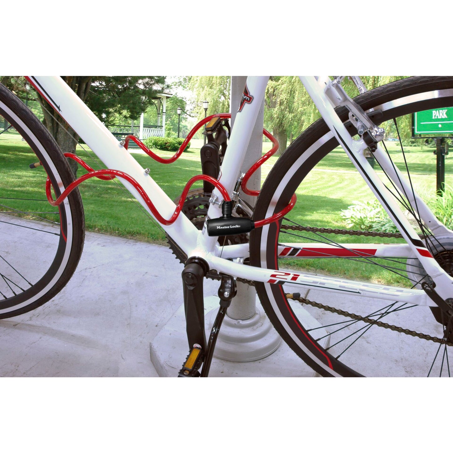 Master Lock Twisted Cable Lock with key 1,80m   8127EURDPRO